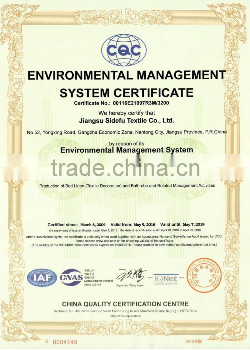 Luxury Star Hotel Satin Stripe Duvet Cover supplier