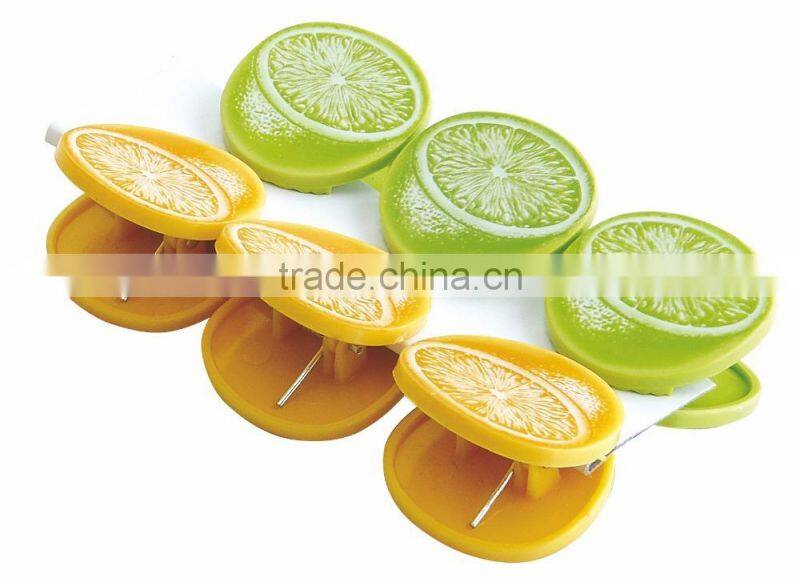strawberry clip,strawberry shape colorful clip,ABS clip