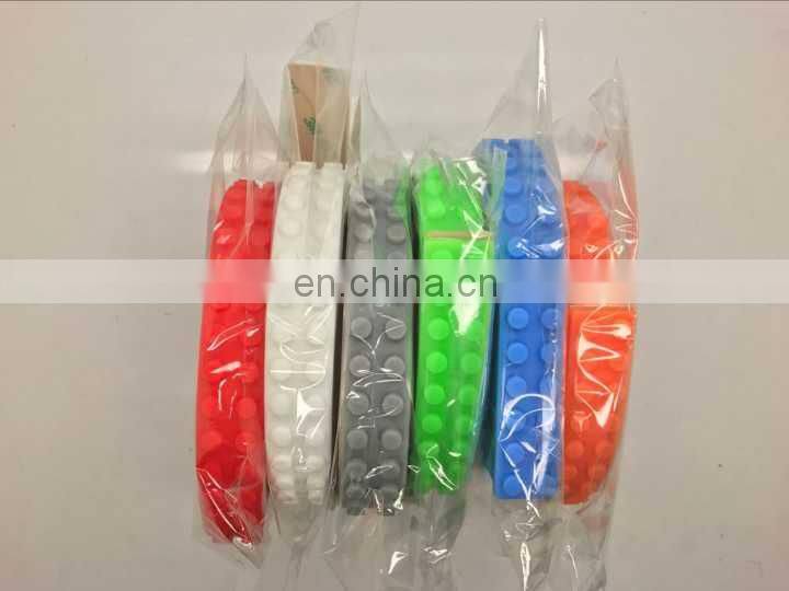 2017Nimunos Adhesive Loops glowing in the dark/Silicone Toy Brick Tape/Building Block kids Toy