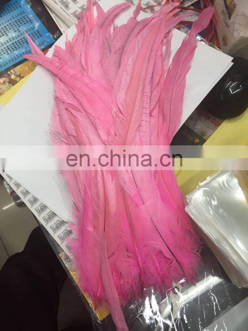 Wholesale factory price 30-40cm rooster tail feathers