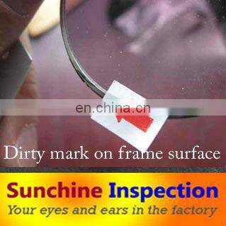 third party inspection company to check sunglass quality and test before shipment
