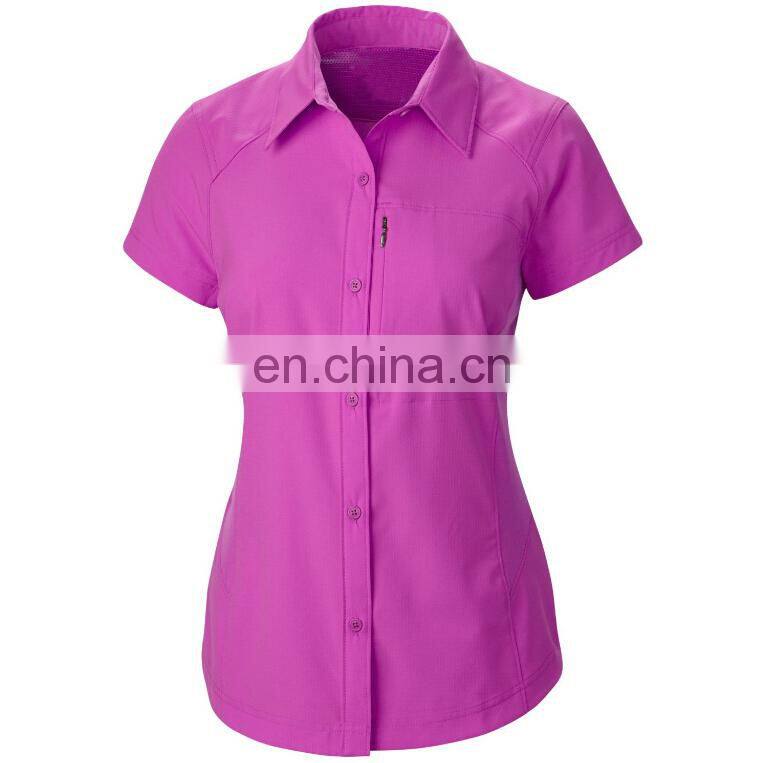 promotional factory price brand new shirt models polyester elastane shirt