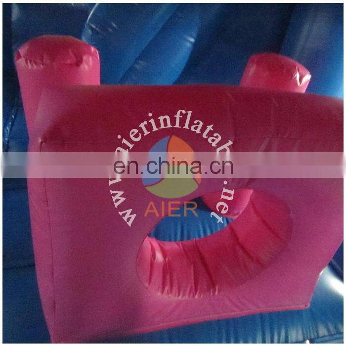 China factory price inflatable frozen bouncy castle / adult baby play toy inflatable bouncer house with slide