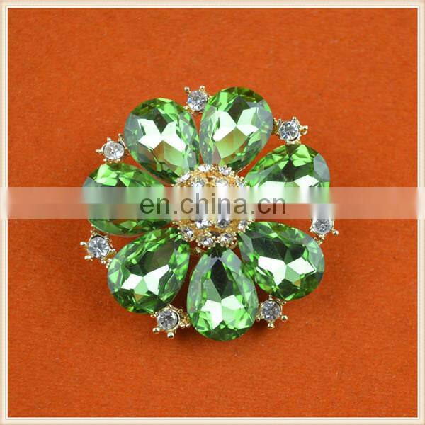 new designs crystal rhinestone brooch for garment decoration