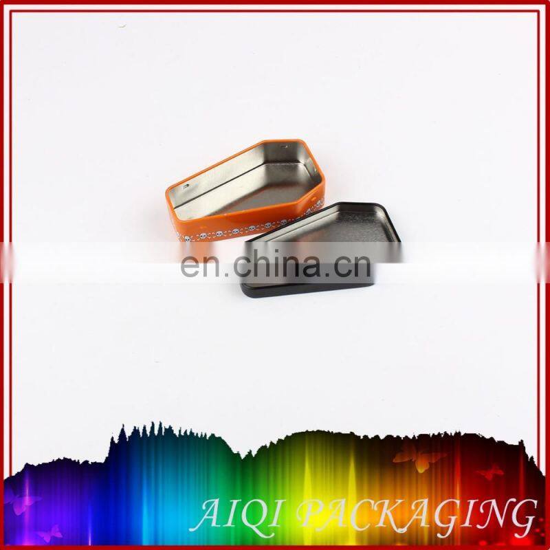 Triangular Tin Box with rolled-in edge on the lid and the bottom, Metal Tin Box,Triangle Tin Can
