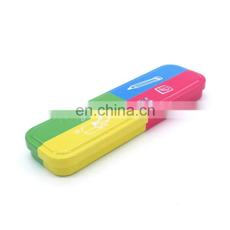 2017 New Custom gift metal tin pencil box