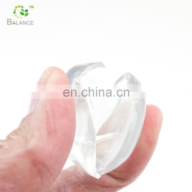 clear rubber table corner guard for baby caring corners protector for furniture pvc material