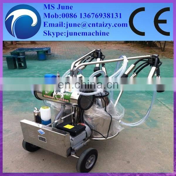 Single Twin Bucket Vacuum Pump Piston Milking Machine for Cow and Goat