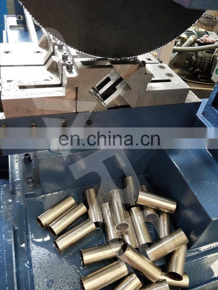 MC-350CNC Automatic steel tube cutting machine, plc control automatic saw machine, multi-blade circular saw