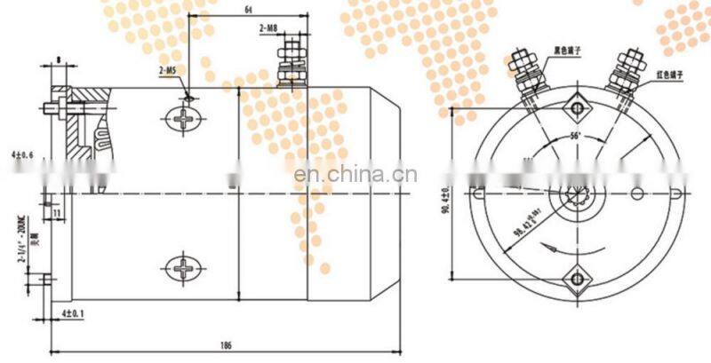 JINLE high rpm 12v dc electric motor ZD1221