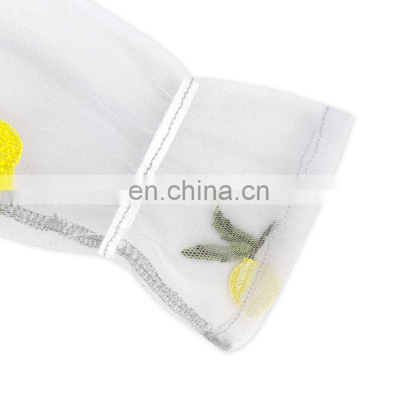 Spring autumn girls dress casual long sleeves lace mesh floral kids dresses girl cute princess dress