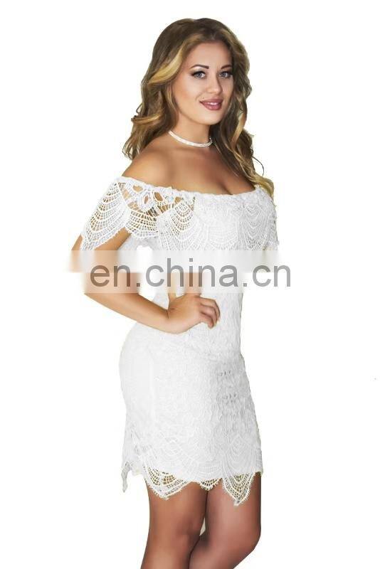 Fashion women sexy tight lace dress