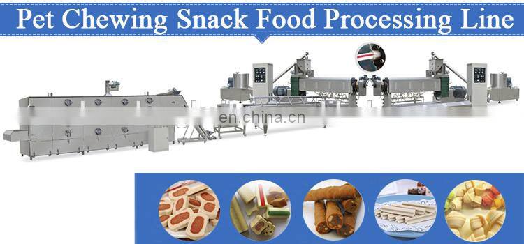 Extruded pet dog food factory production equipment processing line