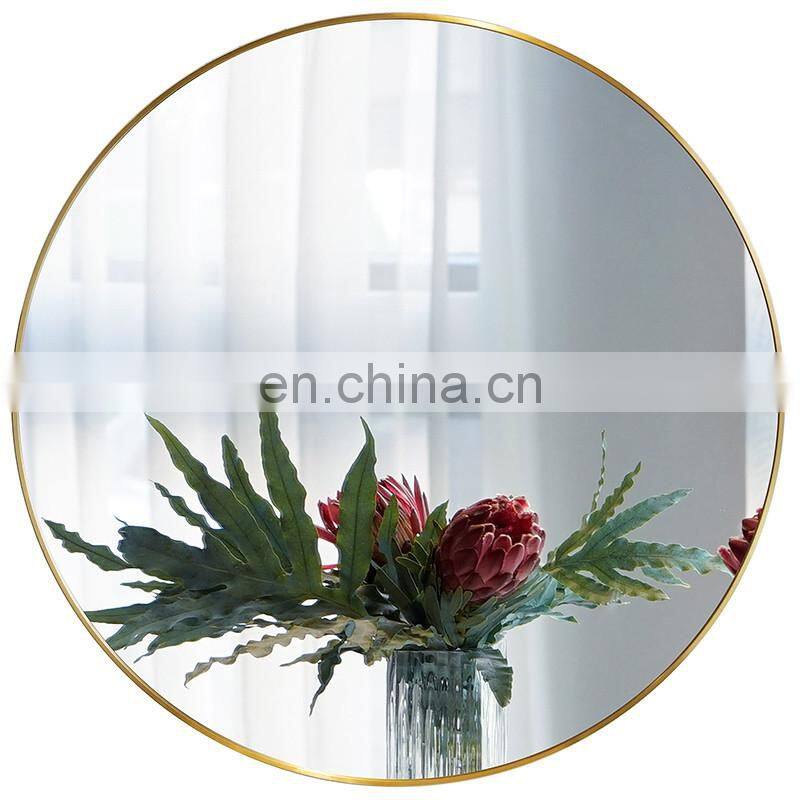 use for hotel bathroom sliver mirror glass supplier