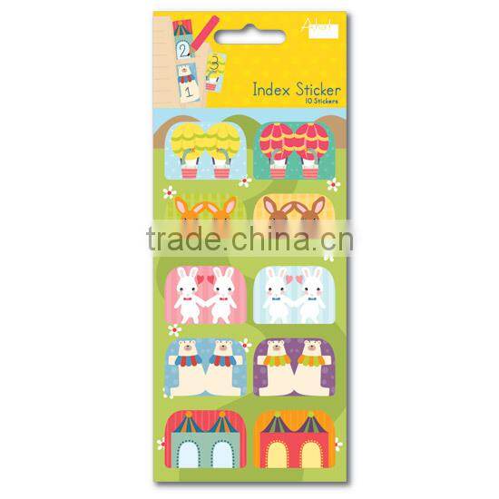 Office Animal Writable Index tabs label Bookmark sticker