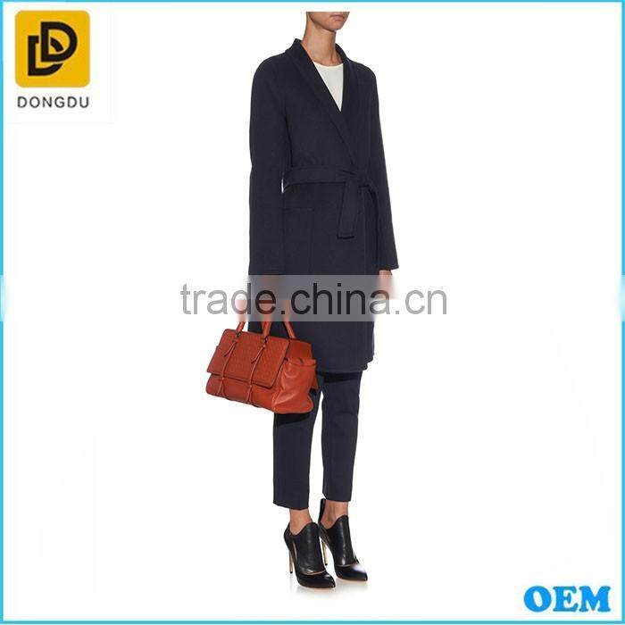 Custom soft cheap solid color plain hooded cotton open front knitted poncho design women coats 2016