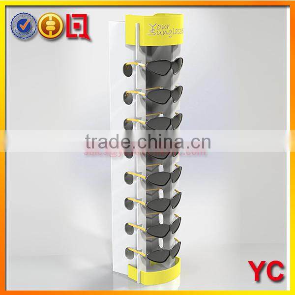 Luxury design wall mounted eyewear display optical shop display