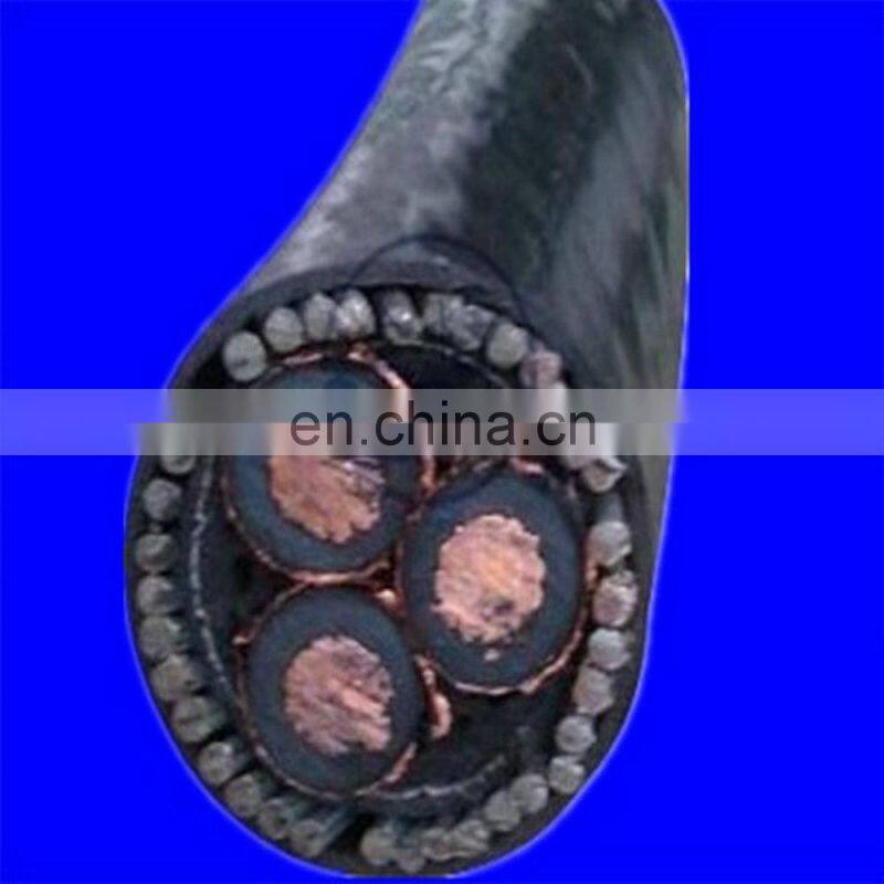 12/20kv 3 core CU /AL conductor XLPE insulated YJV32 YJLV32 YJV33 YJLV33 power cable