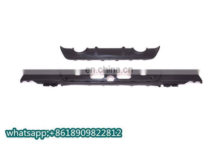 Smart body kit fit for Smart b style body kit front lip side skirt rear diffuser spoiler and exhaust auto upgrad body kit