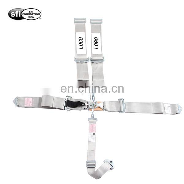 Performance Racing SFI 16.1 Certified 5 Point Harness Latch and Link Quick Release Safety Belt Car Seat Belt Combo Sport car