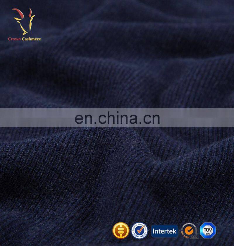 Mens Open Front Knitted Cashmere Sweater with buttons