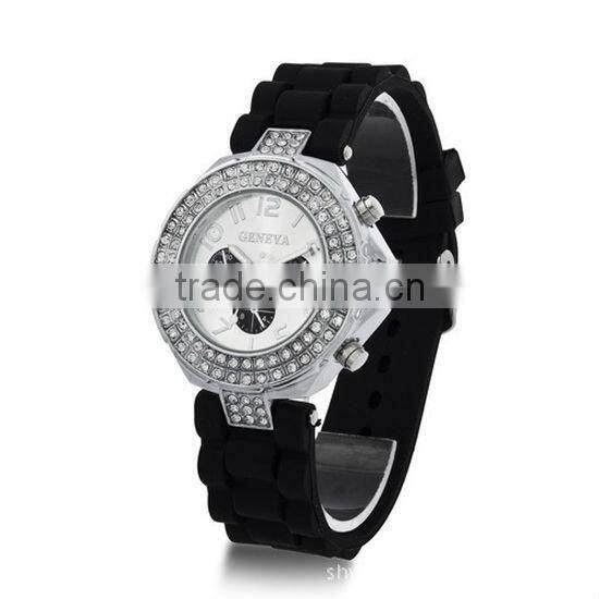 2013 fashion promotional gift chrono diamond watch