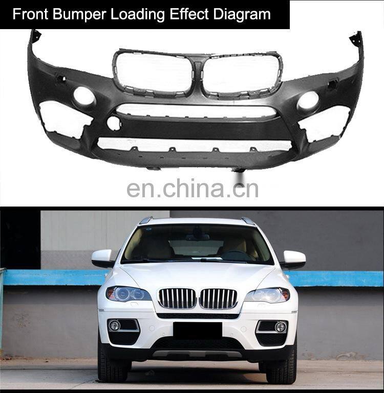 Runde For Bmw X6 M Style Car Bumpers Body Kit M Sport Type PP Material Body Kit