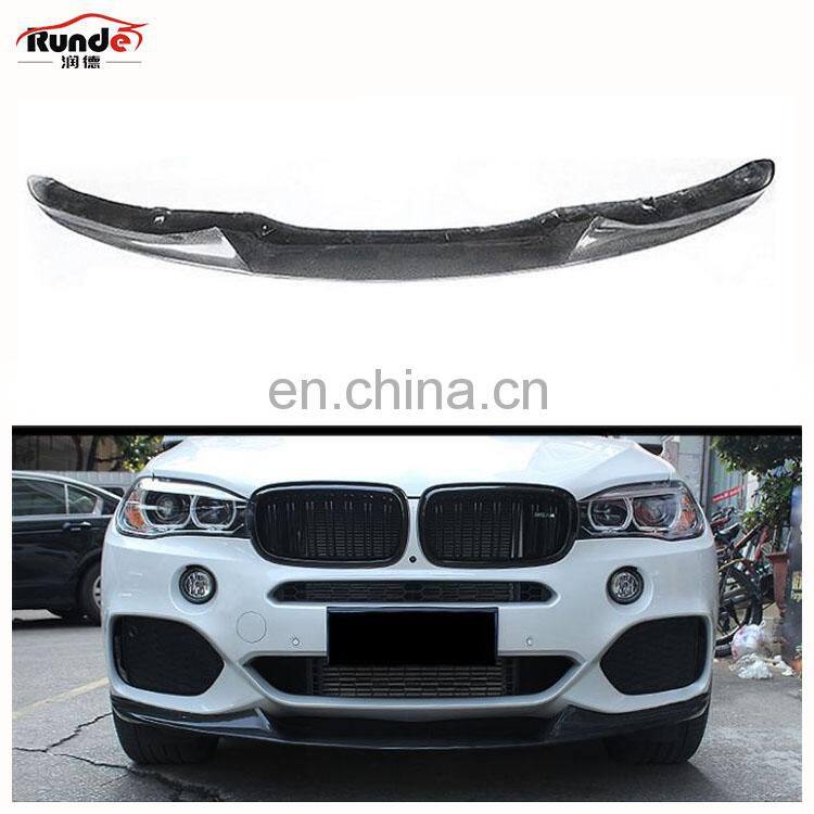 RUNDE X5 F15 MP Style carbon fiber Front Lip For BMW X5M Sport Utility 4-Door Front Bumper Lip 2014-2018