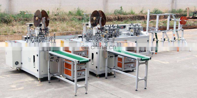 Full Automatic Surgical Mask Making Machine Face Mask Making Machines Madical Masks Production Line