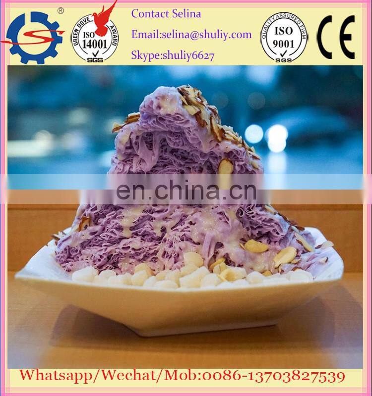 Commercial Using Electric Shaved Ice Cream Snow Ice Shaver Machine