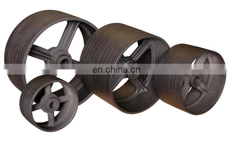 Custom black antique industrial agricultural heavy duty cast iron wheel