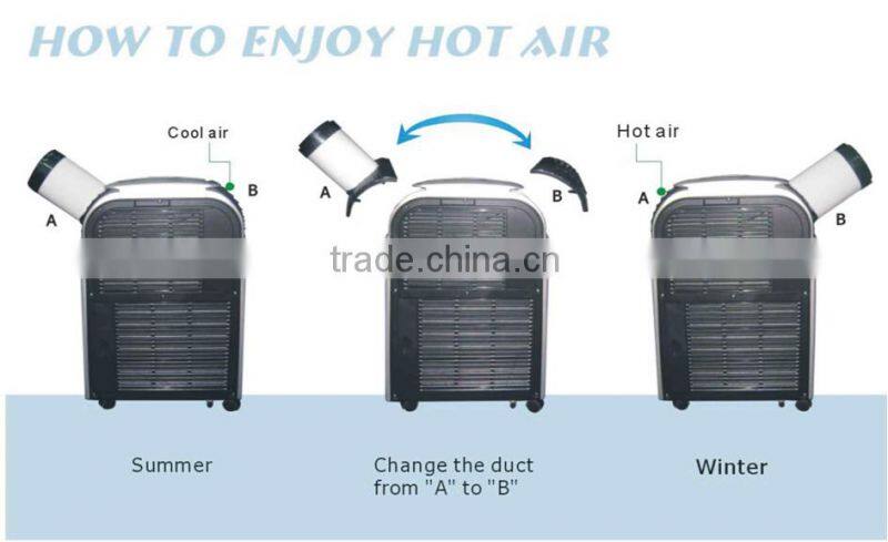 12000BTU R410a cooling and heating mini portable air cooler