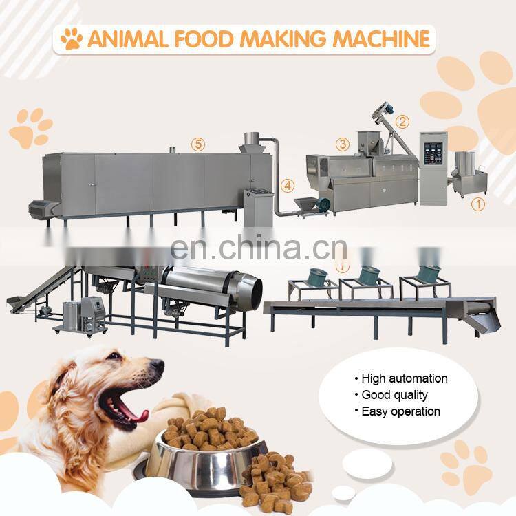 pet food processing machines dog food pellet animal feed making machine