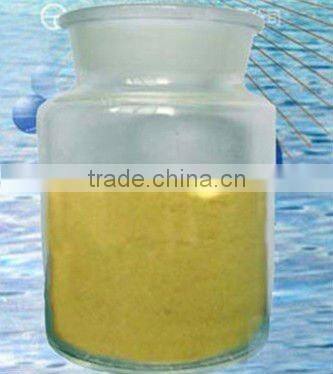 Slight yellow powder of Polymer Ferric Sulphate (PFS)
