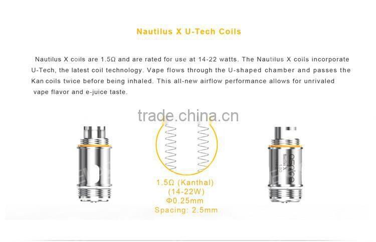 Elego wholesale Genuine Aspire Nautilus-X tank wholesale Nautilus X black/silver/gold