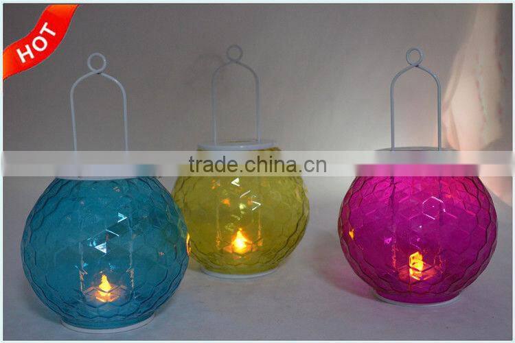 clear hanging lanterns in trees