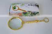 Promotion school stationery Metal rim Mini Magnifying glass wholesale