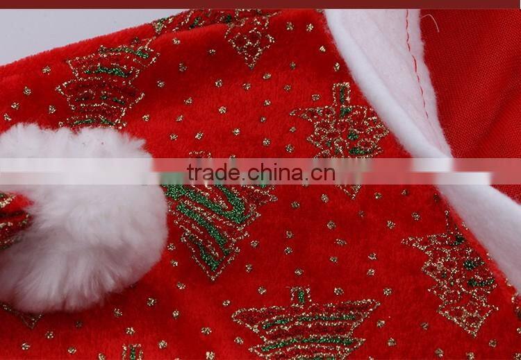 2016 Promotion Hot Selling Christmas Ornaments Xmas Tree Santa Hat OEM Wholesales Christmas Hat