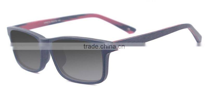 Custom made promotional uv400 polarized wood texture sunglasses no minimum