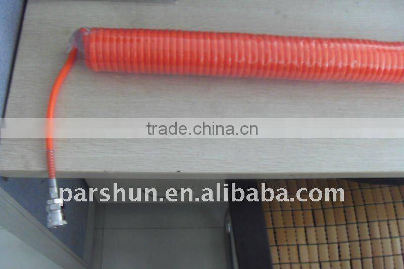 Smooth Surface TPU Spiral Air Hose with couplings