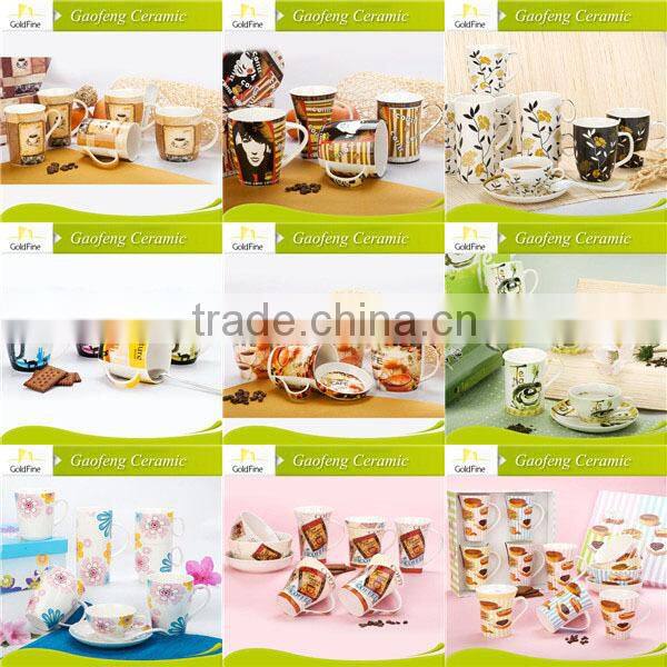 factory supply custom ceramic coffee mug for promotion