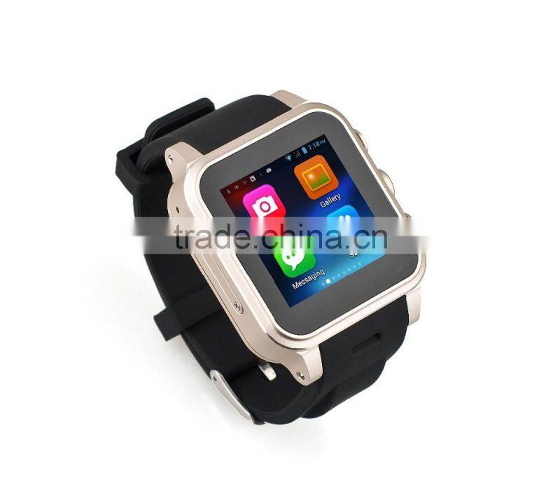 1.54" IP67 waterproof touch screen Android smart watch with 3G/WIFI/GPS , wrist smart watch cellphone