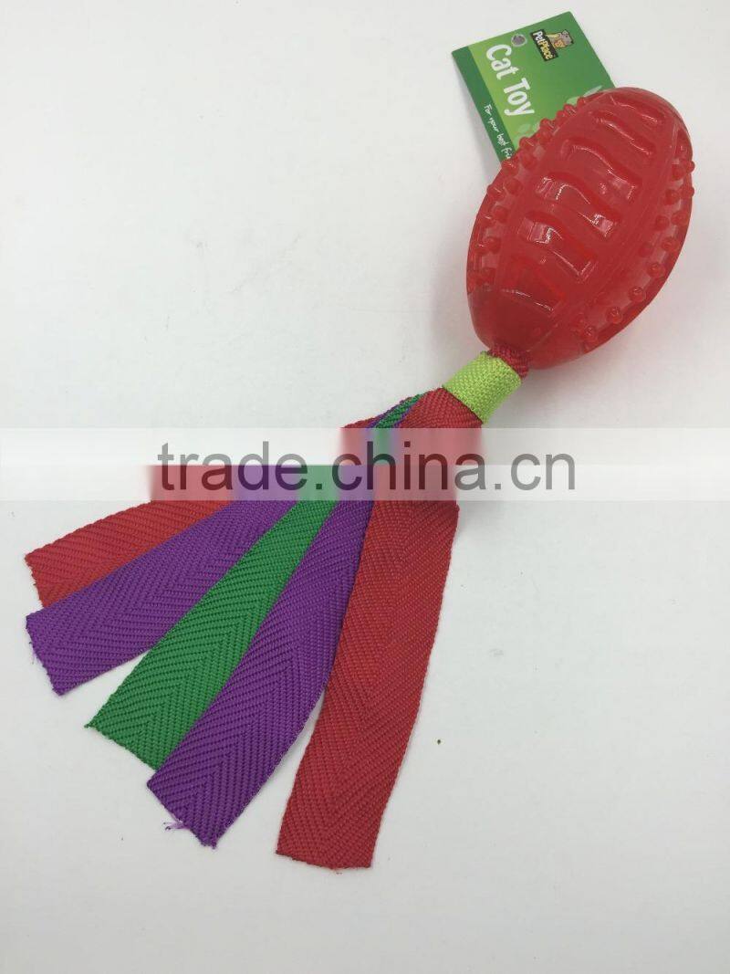 Pet rubber toy,Oval rubber ball,