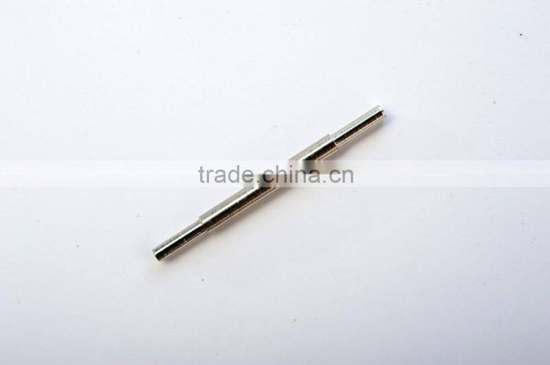 Electronic connector pin terminal