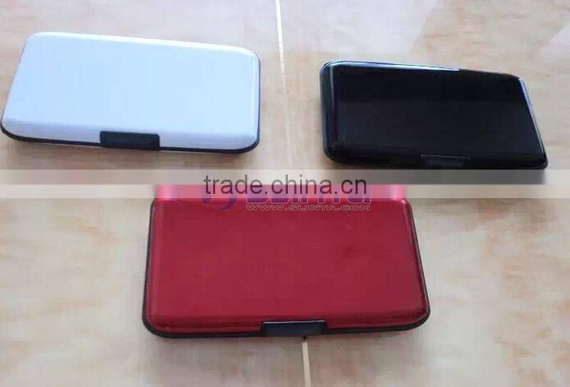 IPX4 Waterproof RFID Credit Cards IC Card Aluminum Name Card Wallet