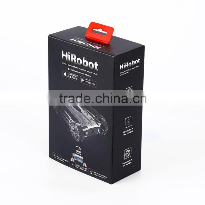 Gray Intelligent Household Security Robert Controlled By Smart Phone