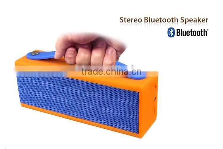 Blue Waterproof Wireless Bluetooth Handsfree Mic Suction Speaker Shower Bluetooth Portable Speaker Wireless Bass Stereo Car mic