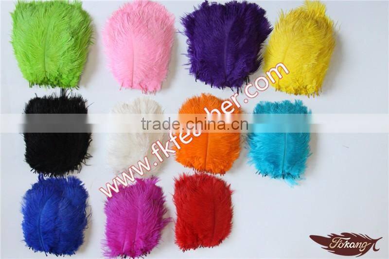Wholesale Cheap DIY Multicolor Craft Small White Ostrich Feather 15cm to 20cm For Wedding Decorations