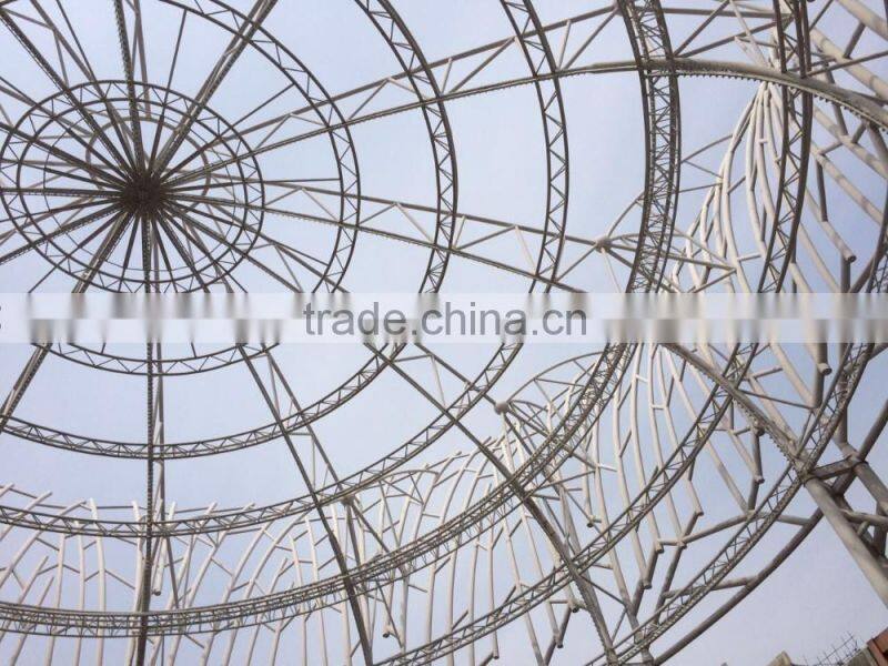 qualified design steel construction structure football stadium