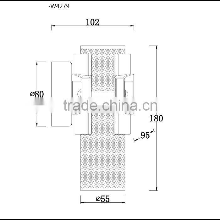 loft industrial vintage bedside lamp and with E27 *1 wall light wall lamp